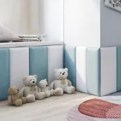 (店+)【Dodo house 嘟嘟屋】3cm加厚防撞軟包(壁貼/隔音棉/背景牆/兒童防撞/寶寶防撞/防撞墊/牆壁軟墊/床頭板/床圍防撞)