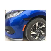 (店+)逸品汽車百貨 汽車輪弧反光貼紙 3M鑽石級反光材料 超強反光 安全警示貼紙 輪眉貼紙 保桿貼紙 防水 安全無價 對裝