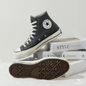 CONVERSE Chuck Taylor 1970 70s 基本 經典復古 高筒 帆布鞋 運動鞋 墨綠 黑色 24.5