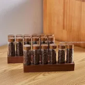 咖啡豆茶葉分裝試管 玻璃展示架 單管 收納儲存咖啡 工具密封罐 聞香瓶 咖啡收納 咖啡豆密封罐 玻璃密封罐 工具收納
