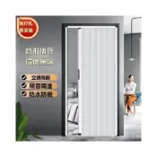 (店+)免打孔鋁合金推拉門簾🌈簡易安裝隔斷門 隱形蜂巢伸縮折疊推拉門 陽台免打孔推拉門 客廳 臥室 廚房 隔斷門 衛生間門⭐