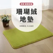 【凱家現貨】珊瑚絨地墊 腳踏墊 防滑墊腳踏墊 浴室腳踏墊 吸水地墊 臥室地墊 防滑地墊 極軟記憶棉