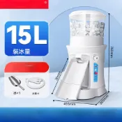 碎冰機 110v商用刨冰機 全自動碎冰機 冰沙機 鋁合金槳葉 粗細自由調節 可視化頂蓋