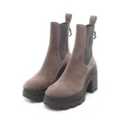 【DOKODEMO】【二手】 MONCLER Envile 切爾西靴，真皮鞋，女款，二手