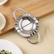 (店+)【蕉蕉購物】304不鏽鋼包餃子模具-1入水餃 多功能 餃子器 切皮 廚房 廚具 工具