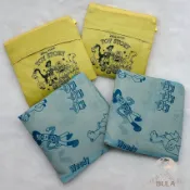 『布拉小舖』【台灣現貨】日本 大創 玩具總動員 迪士尼 購物袋 手提袋 折疊購物袋 收納袋 折疊背心式環保袋 環保袋