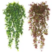 80cm仿真常春藤紅薯藤蔓人造掛假植物室內室外牆屋裝飾