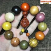 【嘟嘟厚】肖楠貢珠 金絲楠木手珠 佛珠 檀木佛珠 檀香佛珠 六道木佛珠 多寶珠手串 男小葉紫檀 文玩手鏈  黃花梨木珠