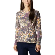 【Columbia】UAL74130 女款 防曬UPF 50/棉質長袖 綠迷彩