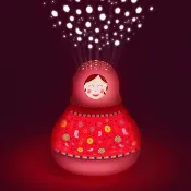 Trousselier - Matryoshka 俄羅斯娃娃LED音樂星星投影燈