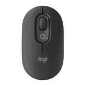 (店+)【Logitech 羅技】POP MOUSE 無線藍牙滑鼠+接收器｜石墨黑