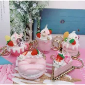 草莓🍓蛋糕甜點🍰掛件 包包吊飾(現貨)