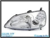 《晟鑫》全新 本田 K10 FERIO CIVIC 7代 01~03年 晶鑽 大燈 一顆價格 也有 美規 黑框 大燈