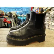 塞爾提克~二手 8.5成新 DR.MARTENS 馬汀大夫 中筒靴 2976 黑色 女鞋 US-5 EU-37 無盒