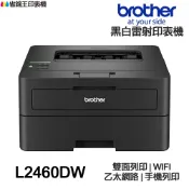 省錢王印表機 Brother HL-L2460DW 無線黑白雷射自動雙面印表機 L2460DW 《黑白雷射》｜領券最高折$220