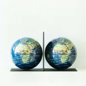 【SkyGlobe】5吋磁鐵書架地球儀(衛星)(英文版)《泡泡生活》教學 擺飾