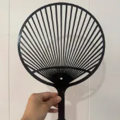 客製化【扇子】日韓站應援 大王扇子 扇骨 超大塑膠 透明骨架 圓形手工 咕卡diy周邊