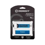 (店+)【Kingston 金士頓】IronKey Keypad 200 16GB  USB 3.2 Gen 1 硬體式加密 隨身碟 軍用級安全性