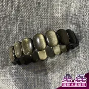 《碞磊國際》金沙 黑曜石 金曜石 金光明顯 帶財之氣 手排 (隨機出貨)【編號】DCWB0003