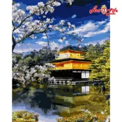 ArtLife 藝術生活 DT213春遊金閣寺_40x50cm含框 已投保商品責任險 DIY 數字油畫  現貨