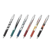 【墊腳石】Pentel BLN75OC 貓系列極速鋼珠筆-(美國短毛貓/雙色貓/暹羅貓/虎斑貓/阿比西尼亞貓/三毛貓)