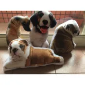 仿真沙皮犬 柴犬 沙皮狗 抱枕/聖誕節/生日禮物/小狗/狗狗抱枕 靠腰