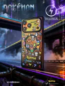 喜挖2店 【喜挖】【方形畫素SEELE寶可夢磁吸手機殼適用iphone17promax蘋果16pro金光鐳射IMD雙層印花磨砂動漫保護套二次元