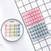 🔥熱賣ing💥迷你小烏龜硅膠模具烏龜對對碰樹脂滴膠模龜苓膏軟糖烘焙工具
