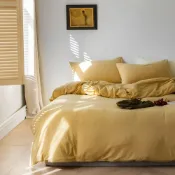 (店+)【Arvo Home 蒔桄家居】特大床包四件組 高40公分床包組(裸睡床包 6*7床包組 182*212 無印風 被套/床包/枕套四件組)