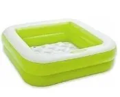 [衣林時尚] INTEX baby游泳池 85 x 85 x 23cm (綠) 57100 (有氣墊) 可當浴盆