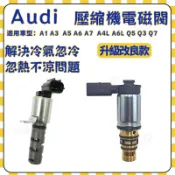 AUDI 奧迪  全車系 A1 A3  A5 A6 A7  A4L A6L Q5 Q3 Q7  空調壓縮機電磁閥