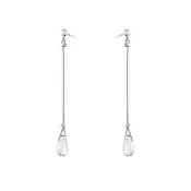 【Georg Jensen 喬治傑生】Torun 長耳環 (純銀 水晶)