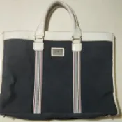 BURBERRY BLACK LABEL復古公事包/化妝包,收納包