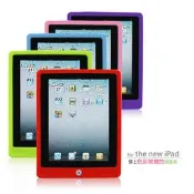 3C市集For IPAD2 IPAD3 清水套 保護套 果凍套 矽膠套 多色可選 （250037-12）T