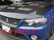 《虹藝》07-10年 三菱 LANCER FORTIS 捻魚頭 改 EVO X EVO10代 輕量化 正碳纖維 引擎蓋