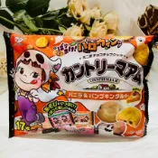 萬聖節🎃日本 Fujiya 不二家 雙味鄉村餅 17枚入 香草味南瓜味 鄉村餅