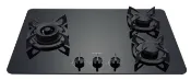 Homebox 好博家 online Store 林內RINNAI 檯面式 防漏 三口 玻璃瓦斯爐(黑玻)/左二右一/左一右二/MB-D3700G(B)/天然 合格瓦斯承裝業 全省免費安裝（離島及偏遠鄉鎮除外）