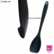 asdfkitty可愛家精品店 日本pearl耐高溫矽膠鍋鏟-平頭-內硬外軟好鏟起-一體成型.不沾鍋-分隔鍋-小鍋都好用-正版