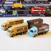 【台灣出貨】【貨櫃車玩具2件組】貨車玩具 合金貨櫃車 集裝箱運輸車 砂石車玩具 卡車玩具 貨車模型 運輸車玩具