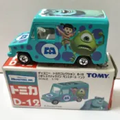 (現貨) 舊藍標Tomica Tomy D-12深藍色怪獸電力公司大眼Isuzu Hipao Van (盒況如圖)