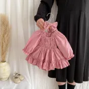 MrKai童裝♥小公主大裙擺包屁衣蝴蝶結髮帶