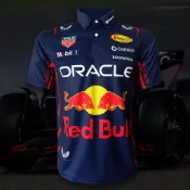 RED BULL F1 polo衫一級方程式車隊紅牛2025速乾透氣優質polo衫短袖男T恤