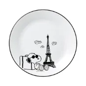 【美國康寧 CORELLE】SNOOPY史努比 復刻黑白 10吋平盤