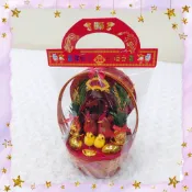 【囍居】帶路雞有蓋帶路雞 超值謝籃帶路雞 有竹掃 甘蔗 鳳梨 菜頭 歸寧帶路雞有聲迷你竹籃帶路雞 ~結婚用品 女方歸寧