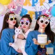 【芽米栗】最快隔日到 生日眼鏡 生日道具 生日髮箍 造型眼鏡 慶生佈置 慶生眼鏡 派對眼鏡 搞怪眼鏡 生日快樂眼鏡 生日
