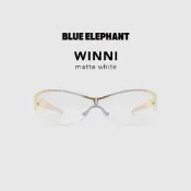 【BLUE ELEPHANT】WINNI matte white MAIN一般款式 抗藍光眼鏡 鏡框 附盒 官方旗艦店