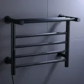 林之舍家居 液晶顯示觸控電熱毛巾架不銹鋼頂架置物架也烘干工 廠直銷