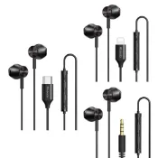 (店+)麥多多 平耳式線控耳機麥克風/耳麥 (3.5mm /Lightning /Type-C)