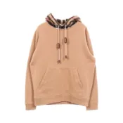【DOKODEMO】【二手】Burberry BURBERRY Nova 格紋抓絨連帽衫，男士純棉材質