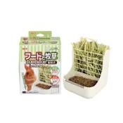 (店+)【GEX】愛兔固定式雙用省位容器 兩用式牧草架